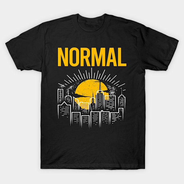 Yellow Moon Normal T-Shirt by flaskoverhand